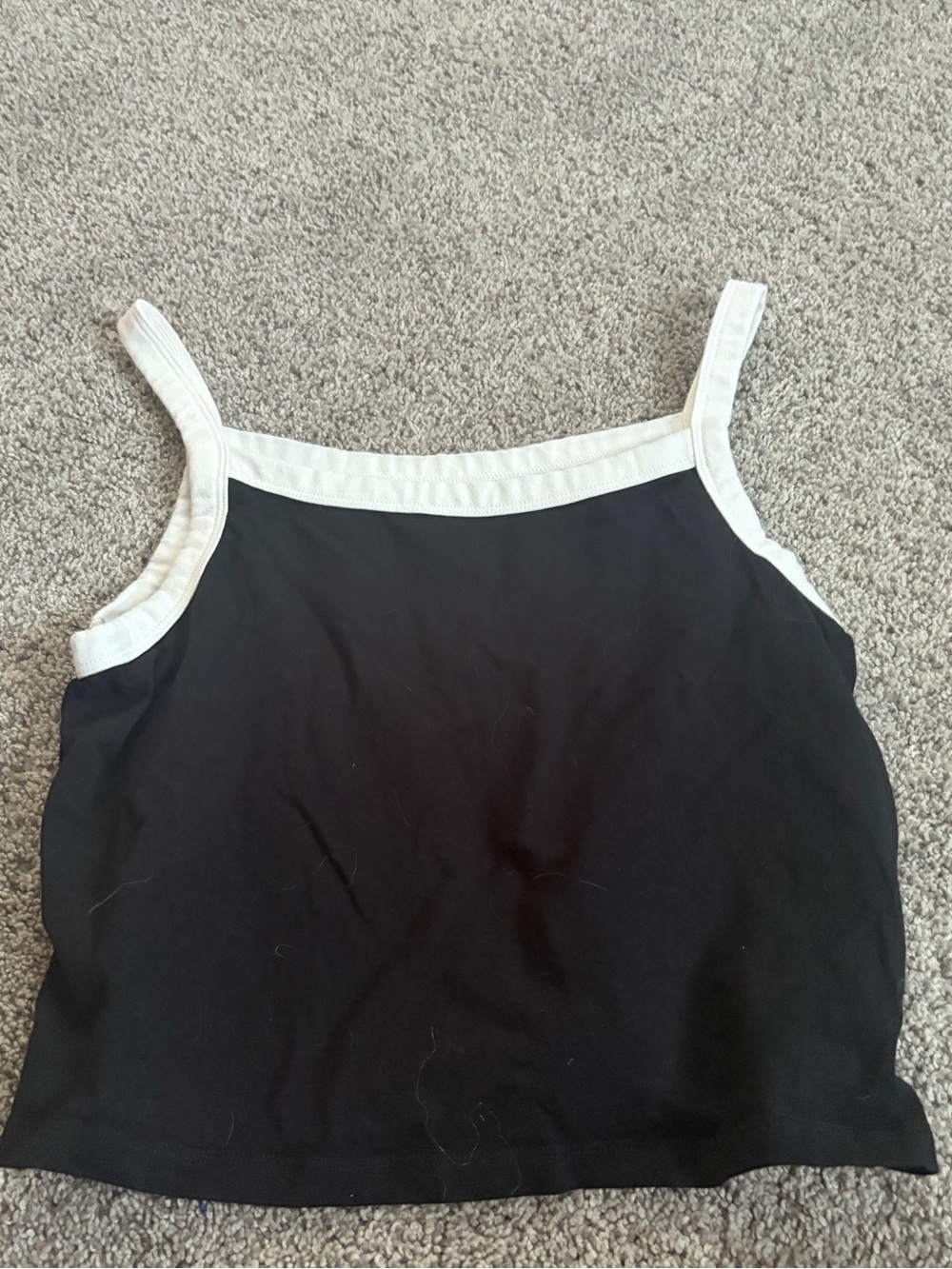 GAP Black Camisole with White Trim